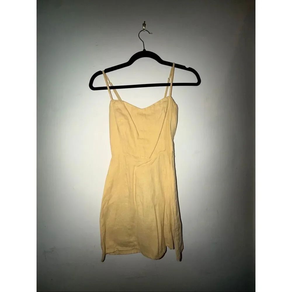 Yellow REFORMATION dress size XS / 0